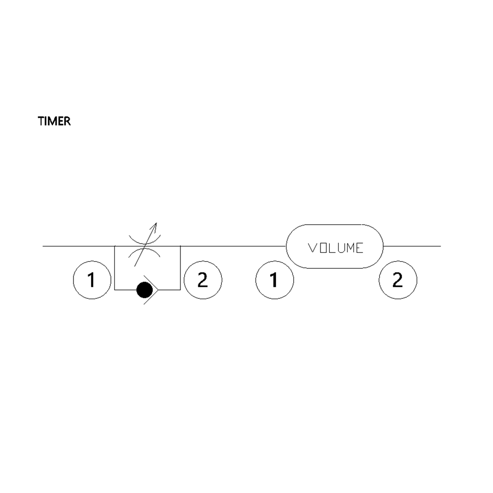 TM0-2001 NUMATROL TIMER TM SERIES ONE TIMER W/OUT BASE